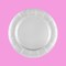 120 Pieces White Round Paper Charger Plates 13" Disposable Party Plates